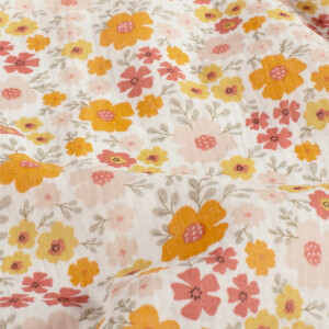 cotton muslin flowers offwhite