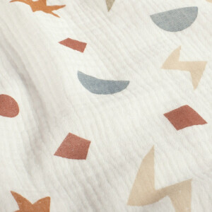 cotton muslin shapes offwhite