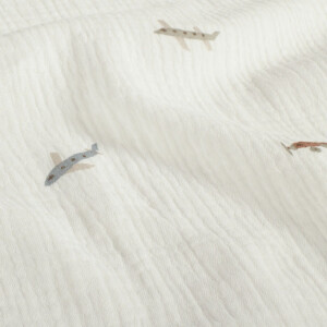 cotton muslin planes offwhite