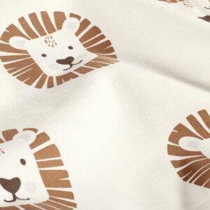 cotton jersey Bio Naturel lions offwhite