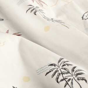 cotton jersey vacation palms offwhite