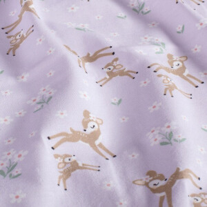 cotton jersey deer lilac