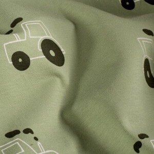 cotton jersey tractors olive green