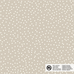 cotton poplin dots beige