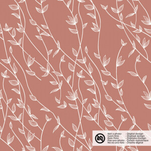 cotton poplin twigs brick