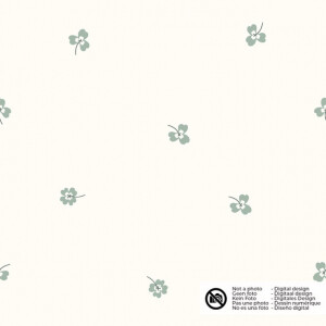 cotton poplin clover offwhite