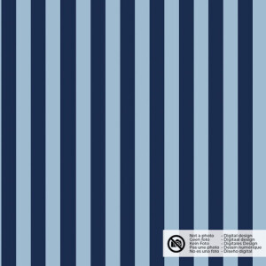 Flanel printed stripes navy
