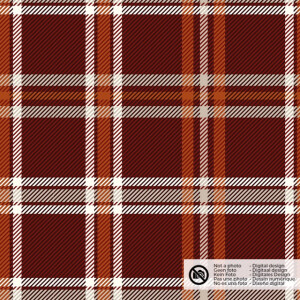 Flanel printed checks dark red