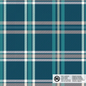 Flanel printed checks petrol