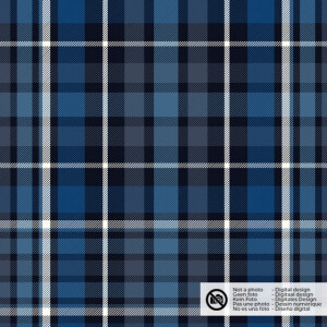 Flanel printed checks navy