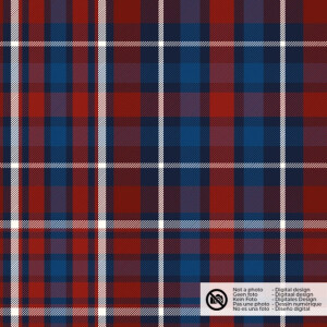 Flanel printed checks red