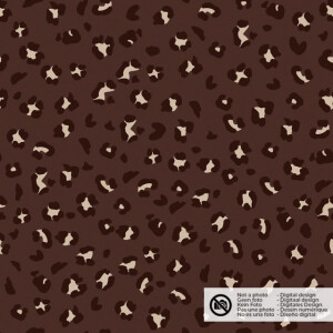 Baby cord leopard brown