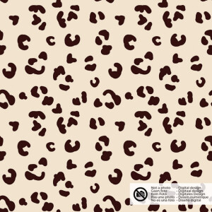 Baby cord leopard beige