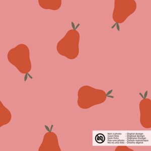 Baby cord pears coral
