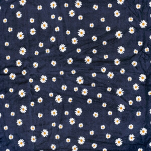 Nicky velours flowers navy