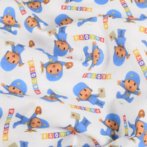 cotton poplin Pocyo weiß