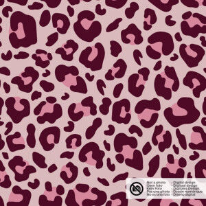 Softshell digital print leopard pink