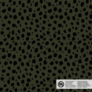 Softshell digital print panther khaki green