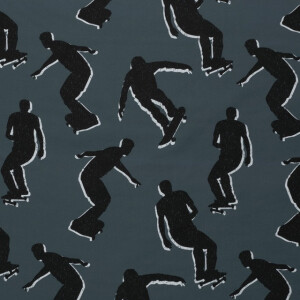 Softshell digital print skateboarding steel blue