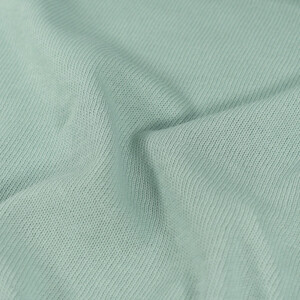 knitted fabric solid ice blue