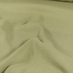 knitted fabric solid khaki green