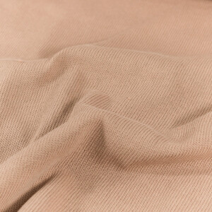 knitted fabric solid camel