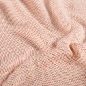 knitted fabric solid light pink
