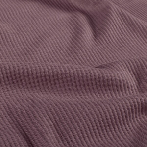 Rib jersey solid mauve