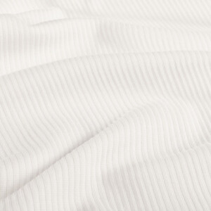 Rib jersey solid offwhite