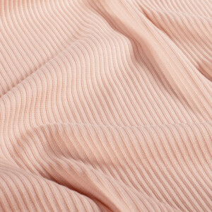 Rib jersey solid light pink