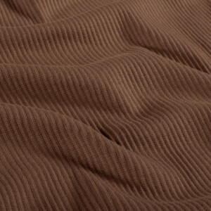 Rib jersey solid rust