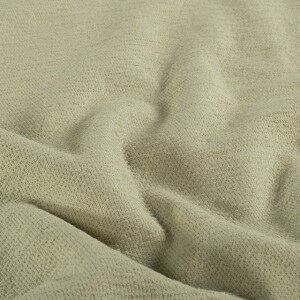 Terry crepe solid khaki green
