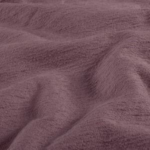 Terry crepe solid mauve