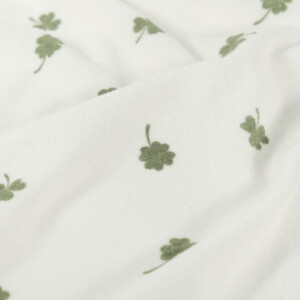stretch terry toweling clover offwhite