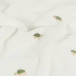 stretch terry toweling turtles offwhite