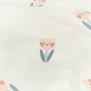 french terry flowers offwhite