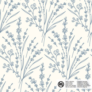 Cotton poplin flowers offwhite