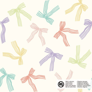 Cotton poplin bows offwhite