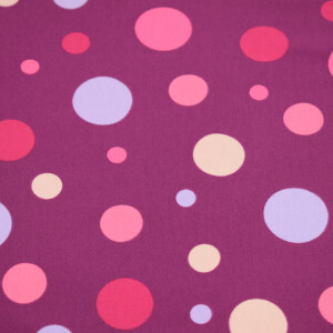 100x150 cm cotton jersey dots purple