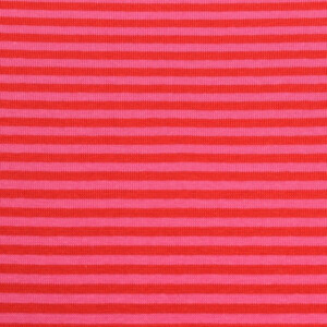 50x70 cm Cuffs striped 4mm red/pink