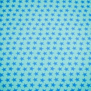 100x150cm Stars Aqua/Steelblue