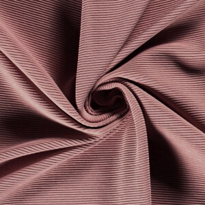 Ottoman rib jersey solid mauve