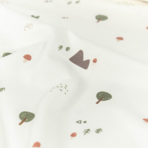 cotton jersey trees offwhite