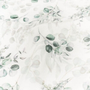 rib jersey digital print eucalyptus offwhite