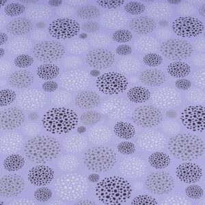 Cotton Jersey Abstract dots with dots lilac