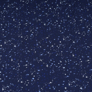 Cotton Jersey Abstract spots dark blue