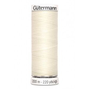 Gütermann Sew-all thread 200m 001 cream