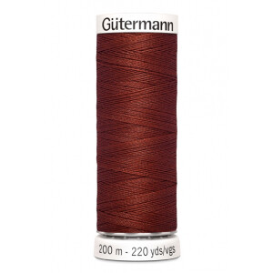 Gütermann Sew-all thread 200m 227 brown red