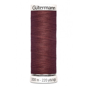 Gütermann Sew-all thread 200m 262 brown bordeaux