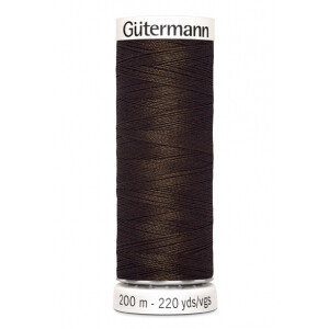 Gütermann Sew-all thread 200m 406 dark brown